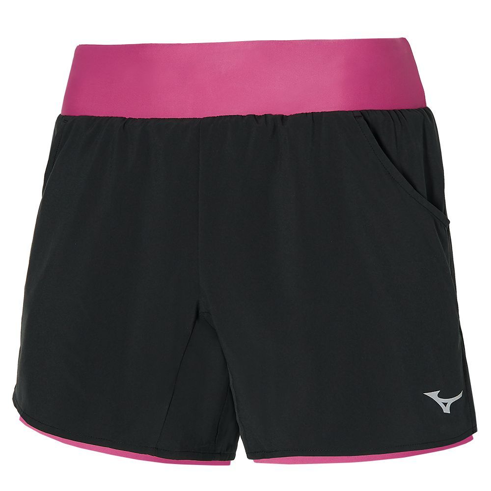 Mizuno 2 In 1 4.5 Korte Broek Dames Blauw | FJLYZI053