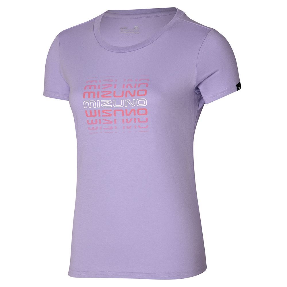 Mizuno Athletics Tee Topjes Dames Paars | FYKWSD378